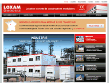 Tablet Screenshot of loxam-module.com